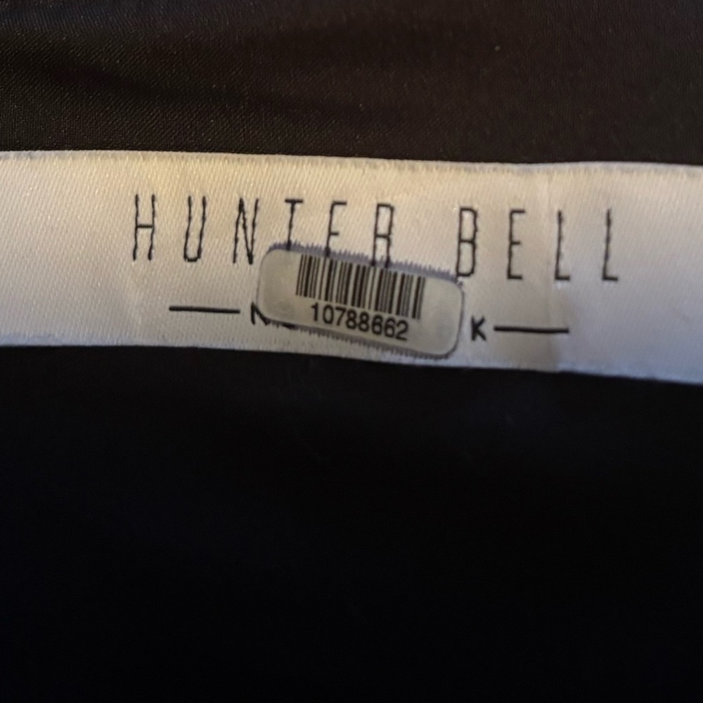 HUNTER BELL Blue Sheath Midi Dress with Halter Neckline for Cocktail - Picture 5 of 5